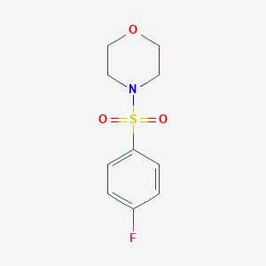molecular formula C10H12FNO3S B182129 4-((4-氟苯基)磺酰基)吗啉 CAS No. 383-23-3