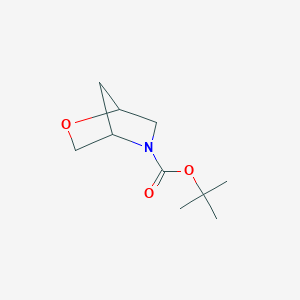 molecular formula C10H17NO3 B182134 tert-butyl 2-Oxa-5-azabicyclo[2.2.1]heptane-5-carboxylate CAS No. 114676-79-8