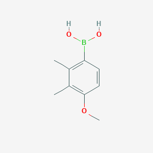 molecular formula C9H13BO3 B182137 4-甲氧基-2,3-二甲基苯硼酸 CAS No. 149507-37-9
