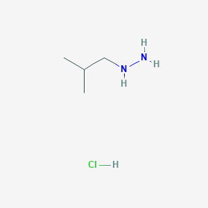 molecular formula C4H13ClN2 B182147 Isobutylhydrazine hydrochloride CAS No. 145295-89-2
