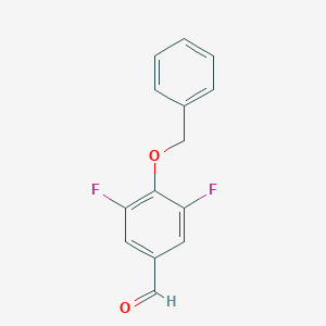 B182156 4-(Benzyloxy)-3,5-difluorobenzaldehyde CAS No. 125036-88-6