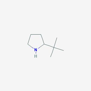 molecular formula C8H17N B182177 2-Tert-butylpyrrolidine CAS No. 180258-82-6
