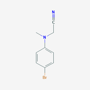 molecular formula C9H9BrN2 B182195 (4-Bromo-N-methylanilino)acetonitrile CAS No. 157671-45-9