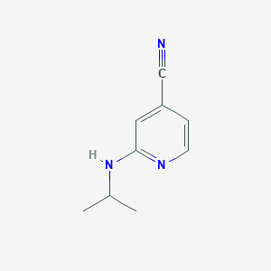 molecular formula C9H11N3 B182200 2-(Isopropylamino)isonicotinonitrile CAS No. 127680-78-8