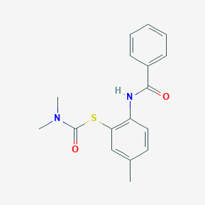 B182226 S-{5-methyl-2-[(phenylcarbonyl)amino]phenyl} dimethylcarbamothioate CAS No. 112308-03-9
