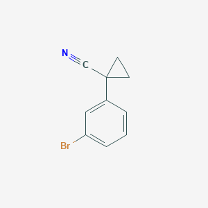 molecular formula C10H8BrN B182235 1-(3-溴苯基)环丙烷甲腈 CAS No. 124276-83-1