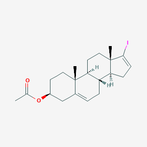 molecular formula C21H29IO2 B182247 (3S,8R,9S,10R,13S,14S)-17-Iodo-10,13-dimethyl-2,3,4,7,8,9,10,11,12,13,14,15-dodecahydro-1H-cyclopenta[a]phenanthren-3-yl acetate CAS No. 114611-53-9