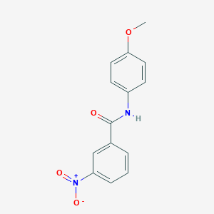 molecular formula C14H12N2O4 B182249 N-(4-甲氧基苯基)-3-硝基苯甲酰胺 CAS No. 101971-72-6