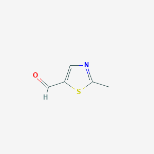 molecular formula C5H5NOS B182251 2-Methylthiazole-5-carbaldehyde CAS No. 1003-60-7