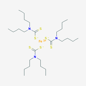molecular formula C27H54FeN3S6 B182261 Tris(dibutyldithiocarbamato-S,S')iron CAS No. 14526-32-0