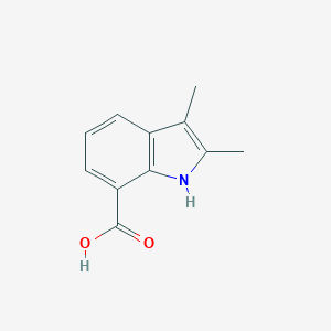 molecular formula C11H11NO2 B182263 2,3-Dimethyl-1H-indole-7-carboxylic acid CAS No. 103986-07-8
