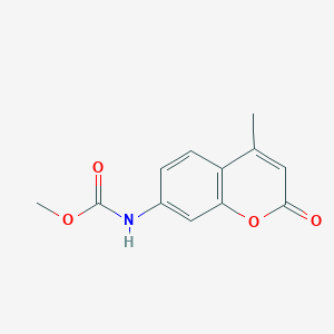molecular formula C12H11NO4 B182266 Methyl 4-methyl-2-oxo-2H-chromen-7-ylcarbamate CAS No. 114415-25-7