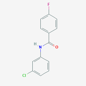 molecular formula C13H9ClFNO B182268 N-(3-氯苯基)-4-氟苯甲酰胺 CAS No. 101398-10-1