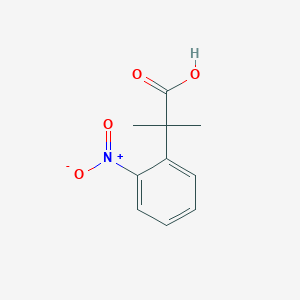 B182294 2-Methyl-2-(2-nitrophenyl)propanoic acid CAS No. 126802-52-6