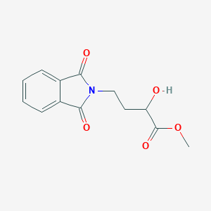 B182295 Methyl 4-(1,3-dioxoisoindolin-2-yl)-2-hydroxybutanoate CAS No. 130695-36-2