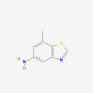 B182298 7-Methyl-5-aminobenzothiazole CAS No. 196205-28-4