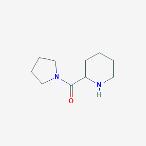 molecular formula C10H18N2O B182302 2-(吡咯啉-1-基甲酰)哌啶 CAS No. 130605-98-0