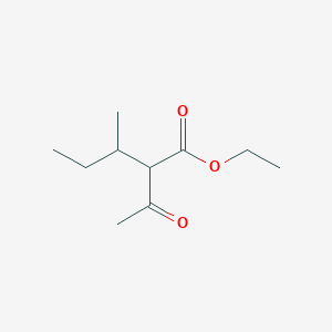 molecular formula C10H18O3 B182321 2-乙酰基-3-甲基戊酸乙酯 CAS No. 1540-31-4