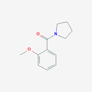 molecular formula C12H15NO2 B182325 1-(2-甲氧基苯甲酰)吡咯烷 CAS No. 120173-04-8