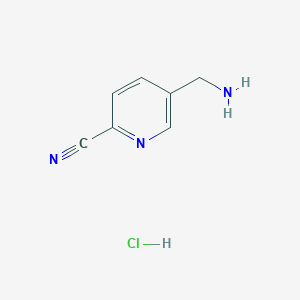 B182330 5-(Aminomethyl)picolinonitrile hydrochloride CAS No. 182159-40-6