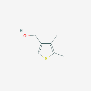 molecular formula C7H10OS B182331 (4,5-二甲基噻吩-3-基)甲醇 CAS No. 119072-18-3
