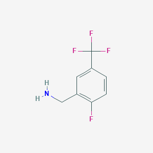 molecular formula C8H7F4N B182332 2-氟-5-(三氟甲基)苄胺 CAS No. 199296-61-2