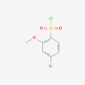 B182393 4-Bromo-2-methoxybenzene-1-sulfonyl chloride CAS No. 145915-29-3