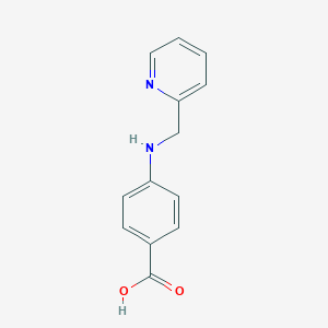 molecular formula C13H12N2O2 B182430 4-((2-吡啶甲基)氨基)苯甲酸 CAS No. 5966-18-7