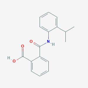 molecular formula C17H17NO3 B182433 2-[(2-Isopropylanilino)carbonyl]benzoic acid CAS No. 899143-60-3