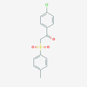 B182499 1-(4-Chlorophenyl)-2-[(4-methylphenyl)sulfonyl]ethanone CAS No. 61820-94-8
