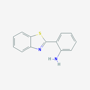 molecular formula C13H10N2S B182507 2-(1,3-苯并噻唑-2-基)苯胺 CAS No. 29483-73-6