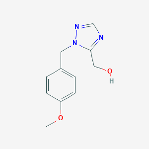 molecular formula C11H13N3O2 B182511 (1-(4-甲氧基苄基)-1H-1,2,4-三唑-5-基)甲醇 CAS No. 199014-14-7