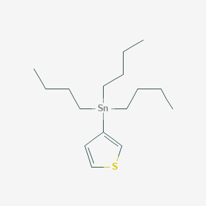 molecular formula C16H30SSn B182517 Stannane, tributyl-3-thienyl- CAS No. 119405-65-1