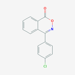 molecular formula C14H8ClNO2 B182528 4-(4-Chlorophenyl)-2,3-benzoxazin-1-one CAS No. 2224-83-1