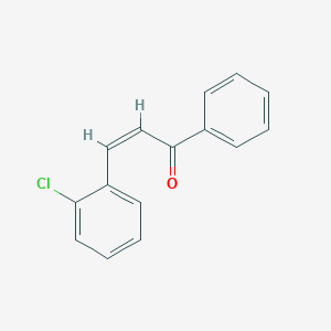 molecular formula C15H11ClO B182535 (Z)-3-(2-chlorophenyl)-1-phenylprop-2-en-1-one CAS No. 3300-67-2