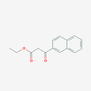 molecular formula C15H14O3 B182555 Ethyl 3-(naphthalen-2-yl)-3-oxopropanoate CAS No. 62550-65-6