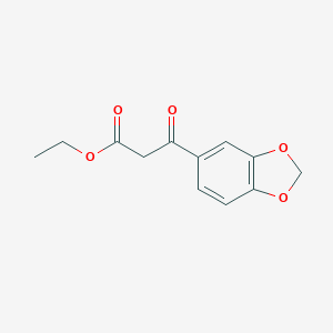 molecular formula C12H12O5 B182558 Ethyl 3-(benzo[d][1,3]dioxol-5-yl)-3-oxopropanoate CAS No. 81581-27-3