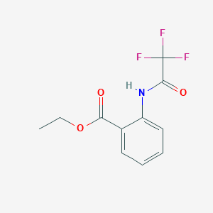 molecular formula C11H10F3NO3 B182570 Ethyl 2-[(trifluoroacetyl)amino]benzoate CAS No. 82679-13-8