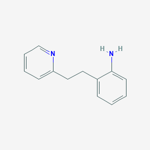B182579 2-(2-Pyridin-2-ylethyl)aniline CAS No. 50385-28-9