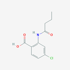 molecular formula C11H12ClNO3 B182585 2-(Butyrylamino)-4-chlorobenzoic acid CAS No. 777877-45-9