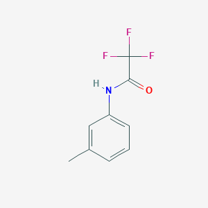 molecular formula C9H8F3NO B182597 2,2,2-trifluoro-N-(3-methylphenyl)acetamide CAS No. 2727-69-7