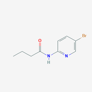 molecular formula C9H11BrN2O B182618 N-(5-溴-2-吡啶基)丁酰胺 CAS No. 148612-12-8
