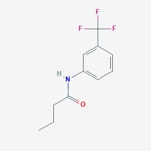 molecular formula C11H12F3NO B182620 N-[3-(trifluoromethyl)phenyl]butanamide CAS No. 2339-19-7