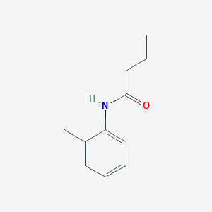molecular formula C11H15NO B182630 N-(2-methylphenyl)butanamide CAS No. 33913-15-4