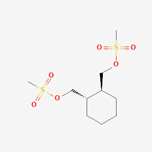 molecular formula C10H20O6S2 B182631 (1S,2S)-1,2-bis(methanesulfonyloxymethyl)cyclohexane CAS No. 173658-50-9