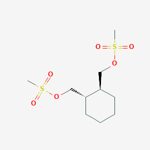 molecular formula C10H20O6S2 B182631 (1S,2S)-1,2-双(甲磺酰氧甲基)环己烷 CAS No. 173658-50-9