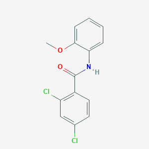 molecular formula C14H11Cl2NO2 B182633 2,4-dichloro-N-(2-methoxyphenyl)benzamide CAS No. 7506-47-0