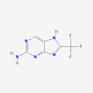 molecular formula C6H4F3N5 B182637 8-(Trifluoromethyl)-9H-purin-2-amine CAS No. 10179-89-2