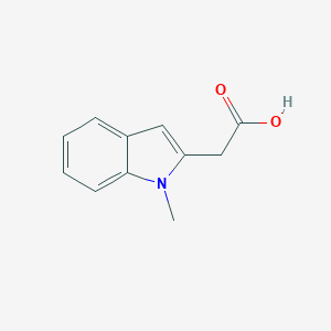 molecular formula C11H11NO2 B182714 2-(1-Methyl-1H-indol-2-yl)acetic acid CAS No. 127019-98-1