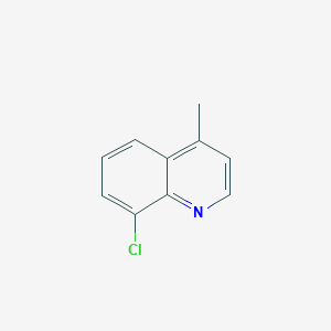 molecular formula C10H8ClN B182722 8-氯-4-甲基喹啉 CAS No. 35817-47-1